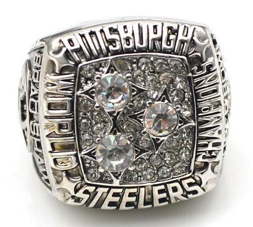 NFL Pittsburgh Steelers World Champions Silver Ring_2
